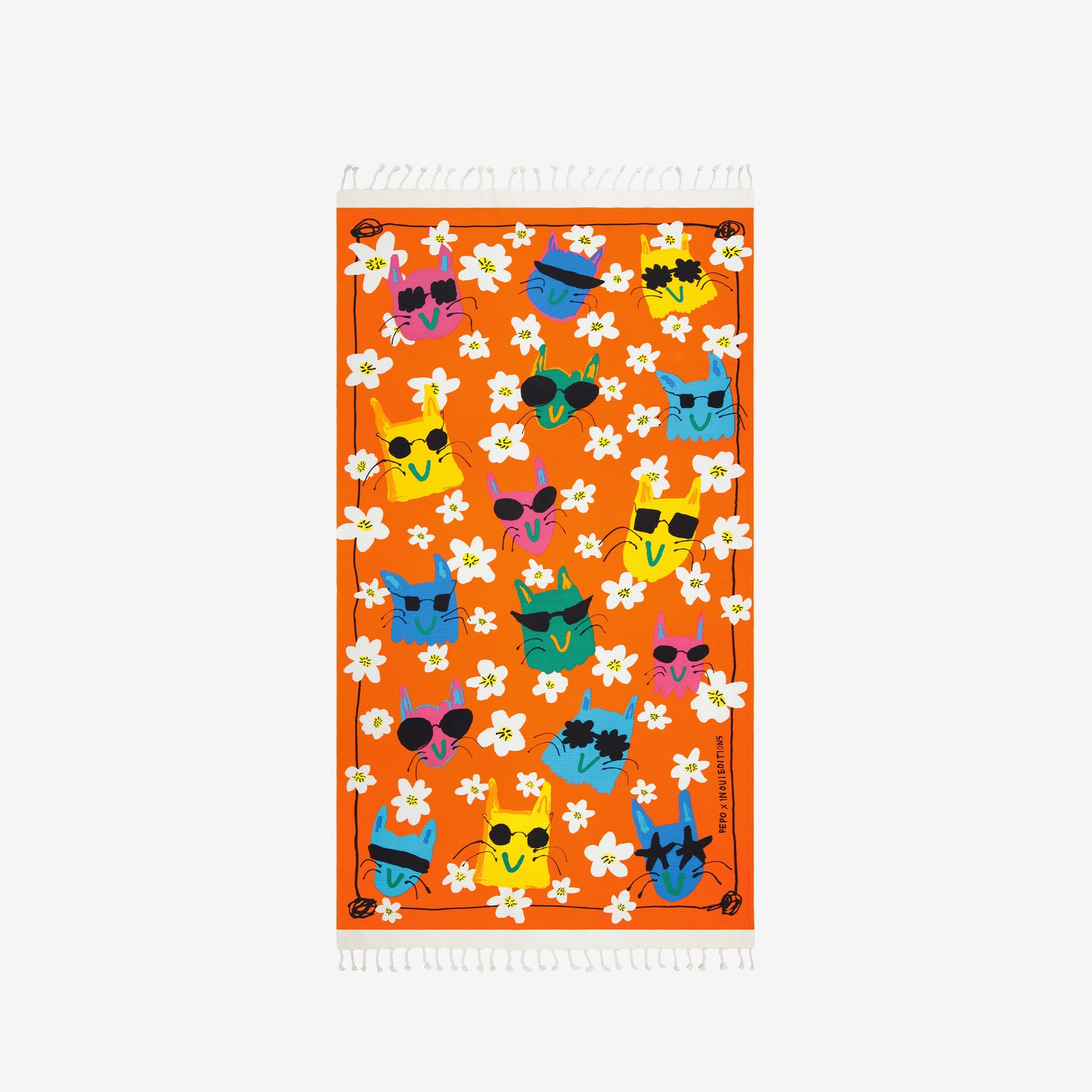 Fouta 100 - Pepo - Orange
