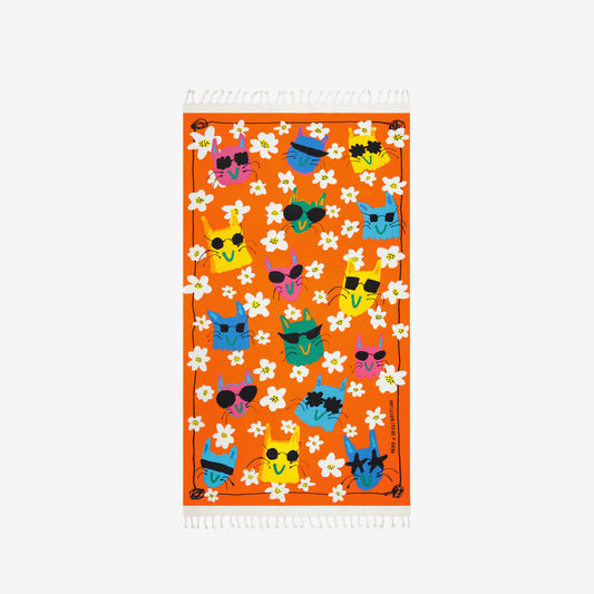 Fouta Towel 100 - Pepo - Orange