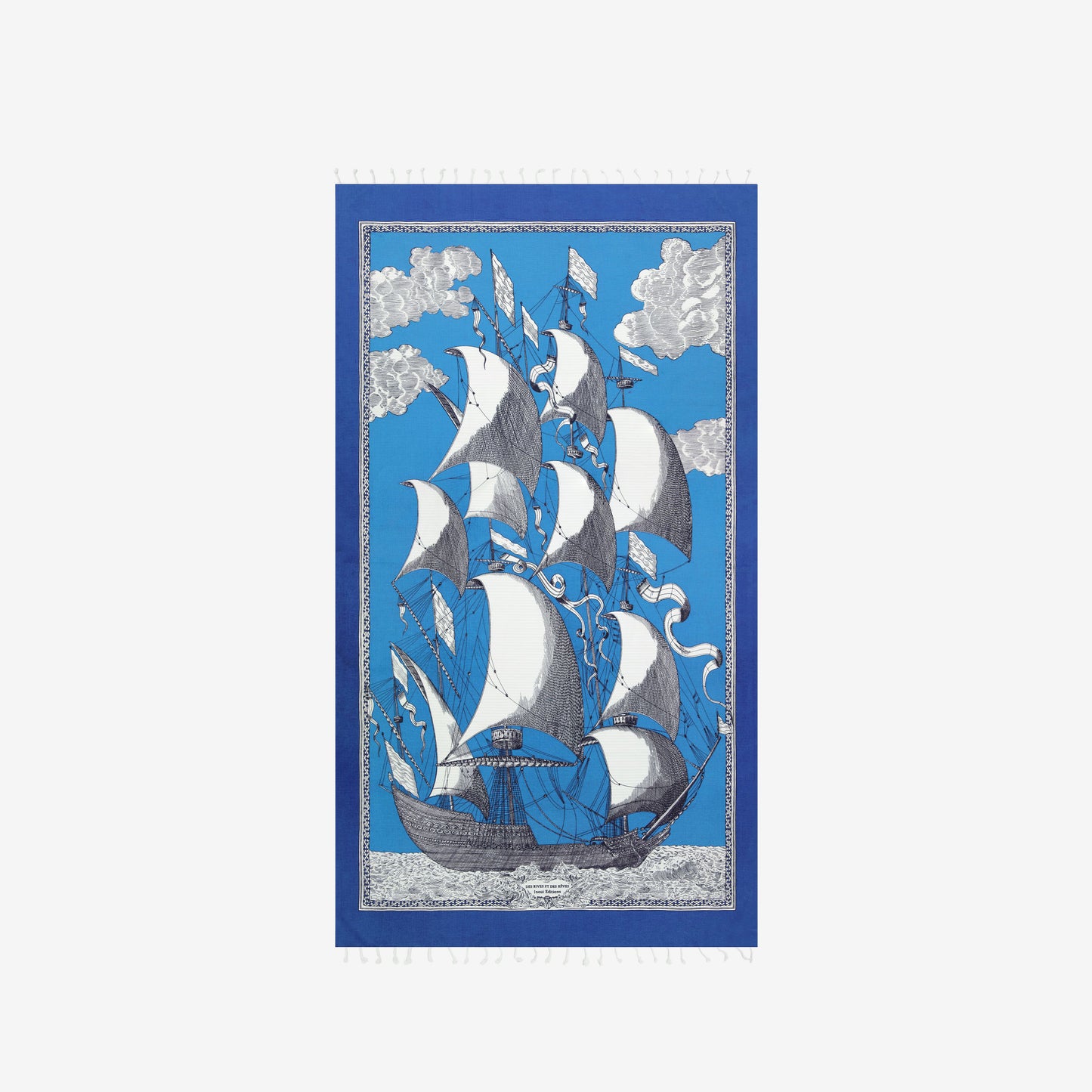 Telo Fouta 100 - Des Rives Et Des Reves - Blu