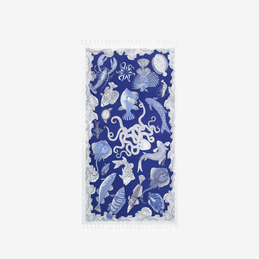 Fouta Towel 100 - Poseidon - Blue