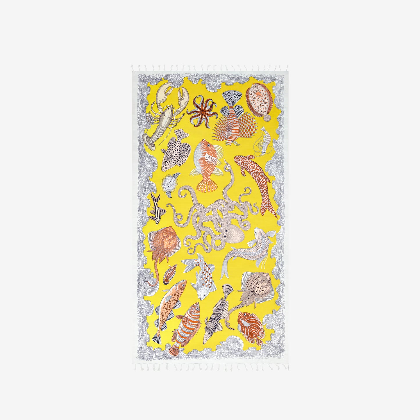 Telo Fouta 100 - Poseidon - Giallo