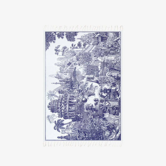Fouta Towel 140 - Piranesi - Blue