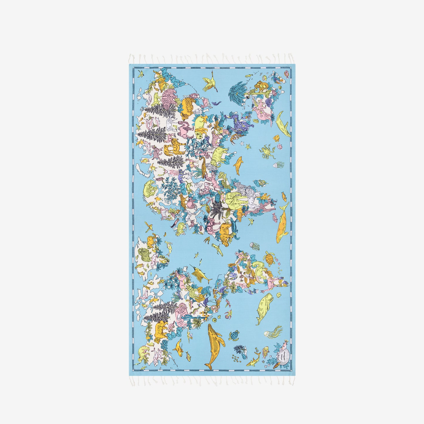 Fouta 100 - Atlas - Blu
