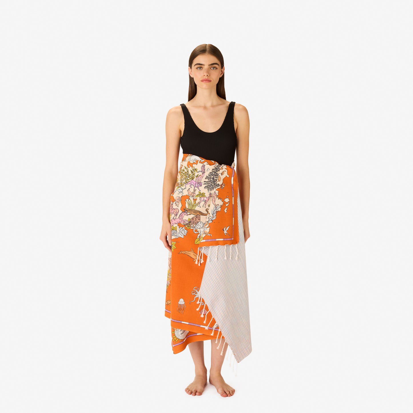 Fouta Towel 100 - Atlas - Orange