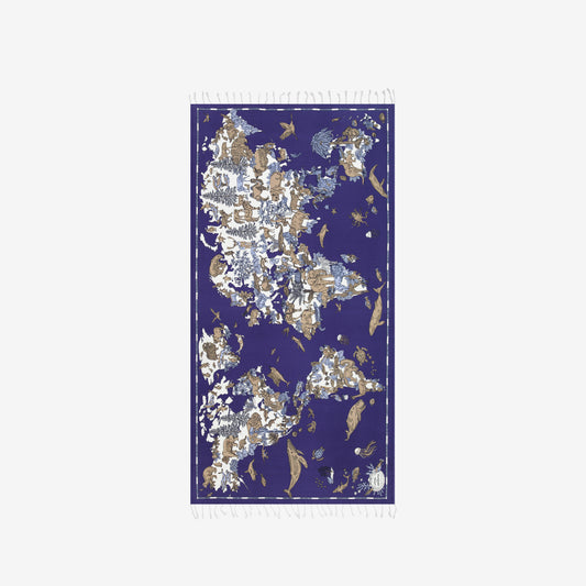 Fouta Towel 100 - Atlas - Navy