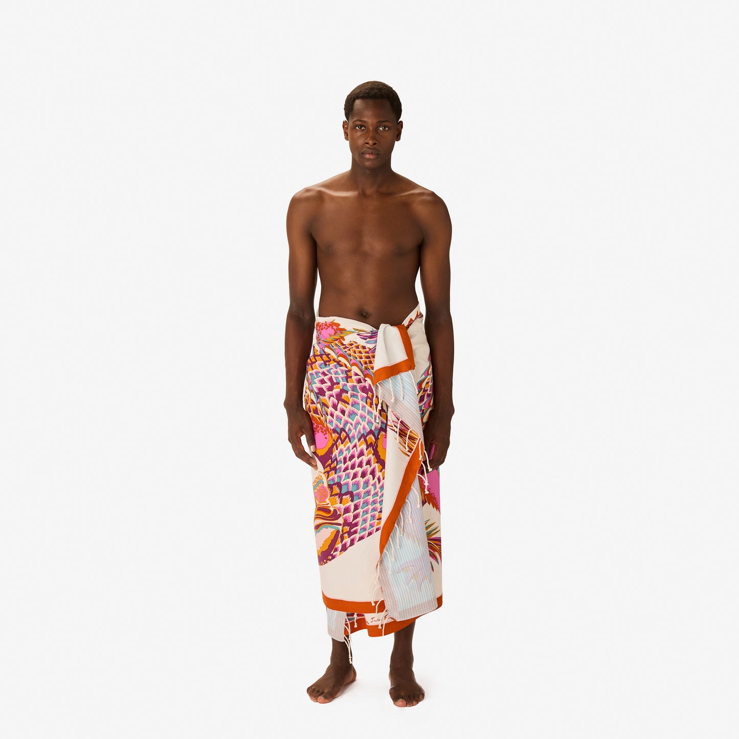 Fouta Towel 100 - Croco - White