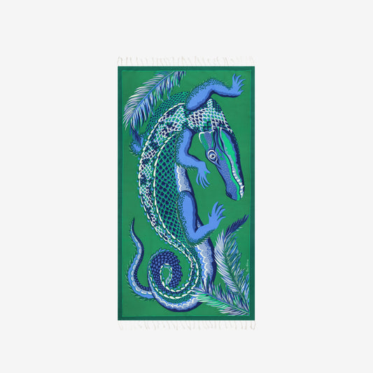 Fouta Towel 100 - Croco - Green