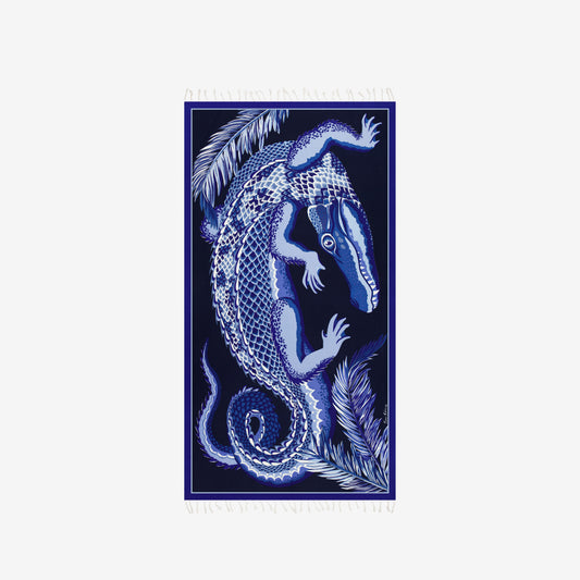 Fouta Towel 100 - Croco - Navy