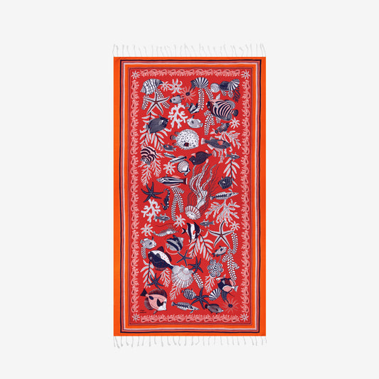 Fouta Towel 100 - Neptune - Orange