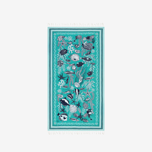 Fouta Towel 100 - Neptune - Turquoise