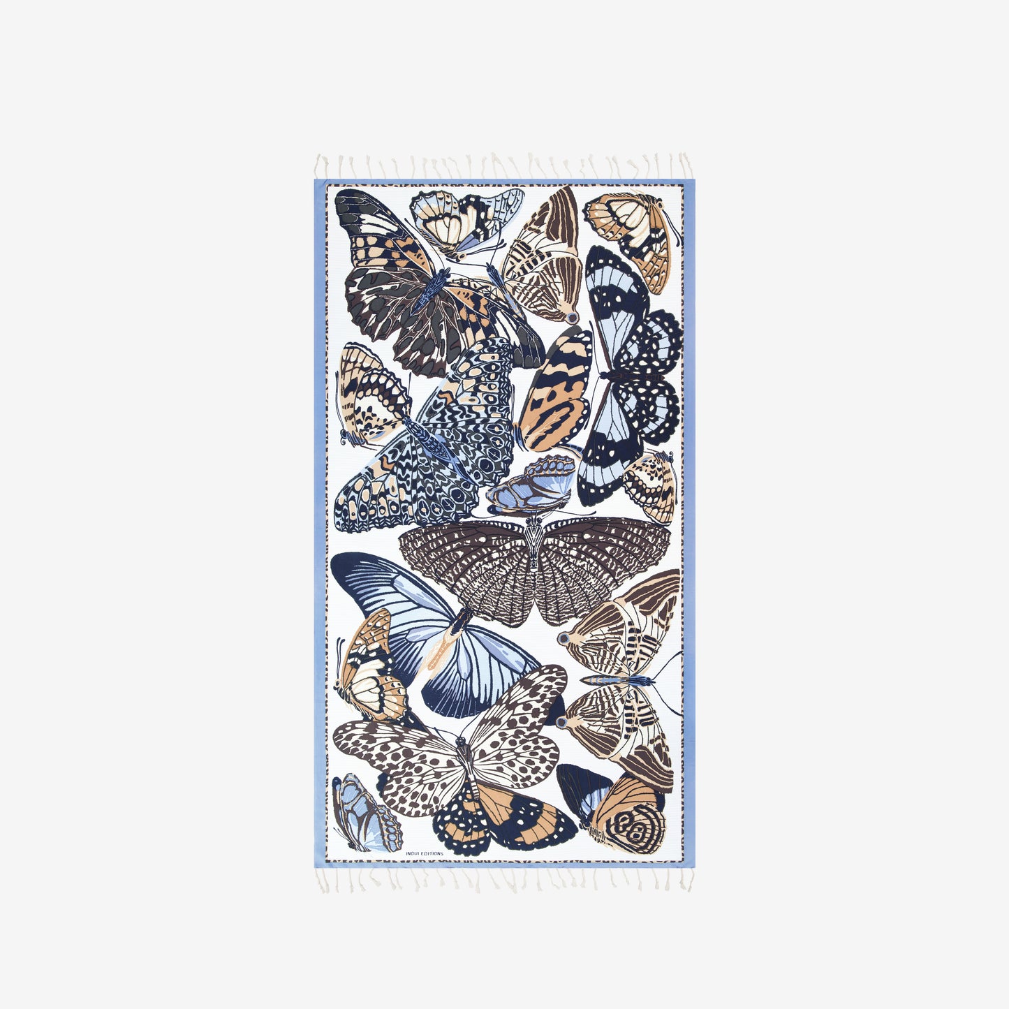 Fouta Towel 100 - Papillons - Beige