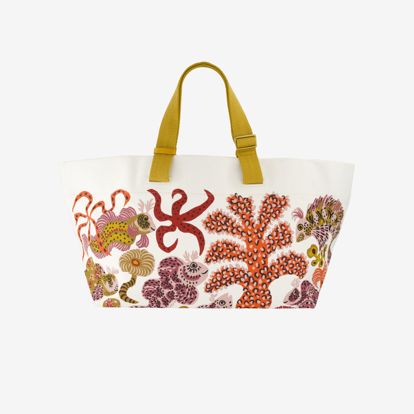 Sac Cabas - Jardin de sirènes / Dom Robert - Blanc