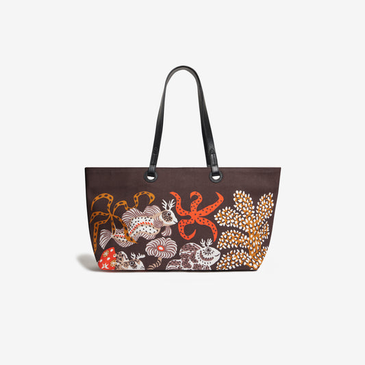 Carrier Bag S - Jardin de sirènes / Dom Robert - Brown