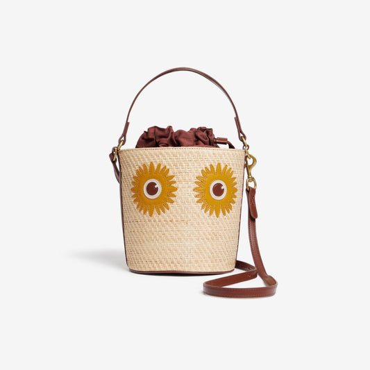 Mini Panier Bag - Daisy Eyes - Natural
