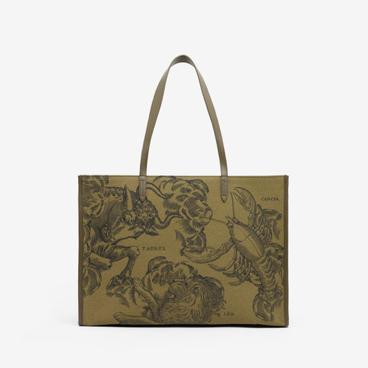 Shopping Bag - Astrologie - Khaki