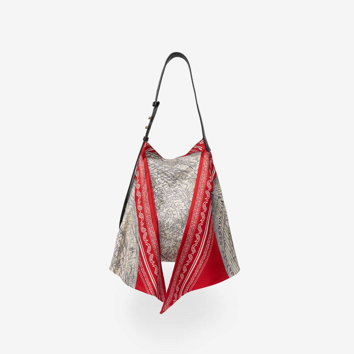 Scarf Bag S - Mappemonde - Red