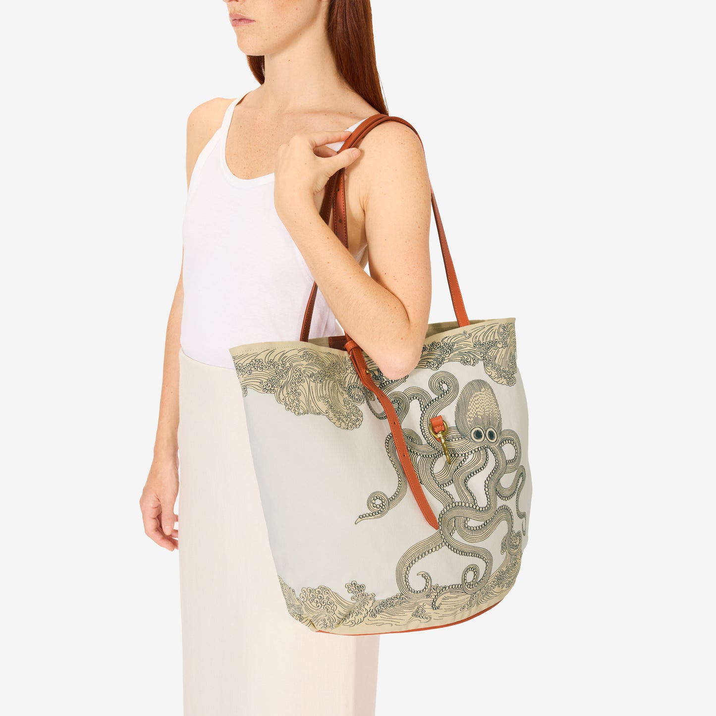 Borsa Soft Shopping - Poseidon - Naturale