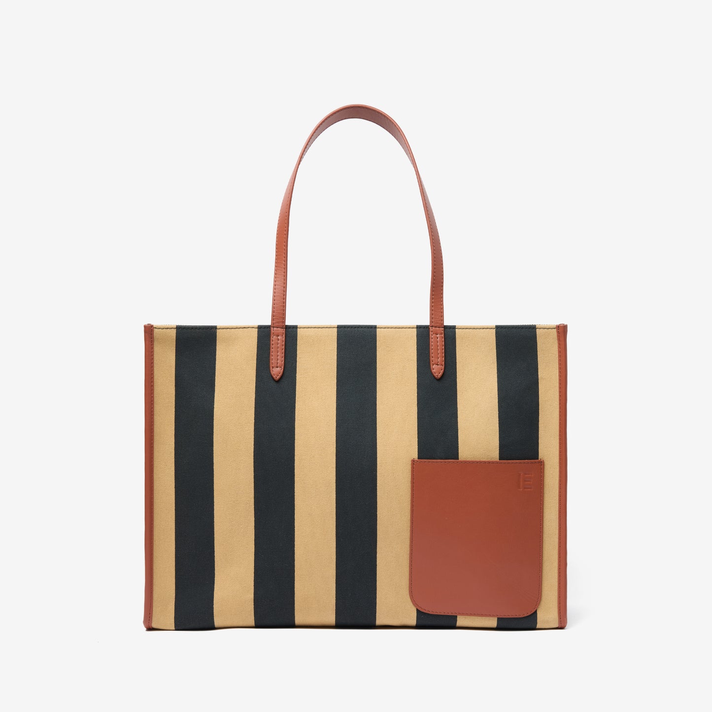 Shopping Bag - Stripes - Sand