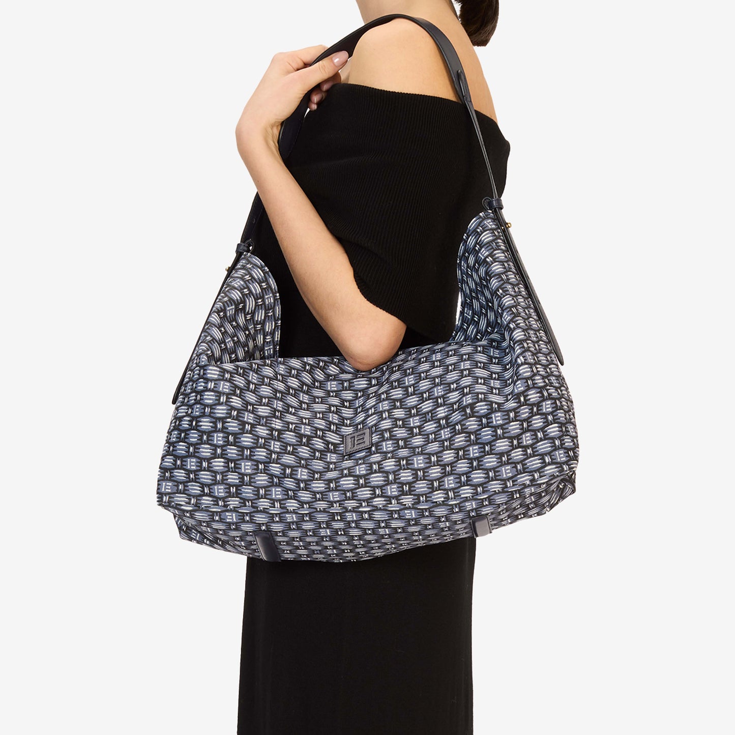 Maxi Campus Bag - Cannage - Black