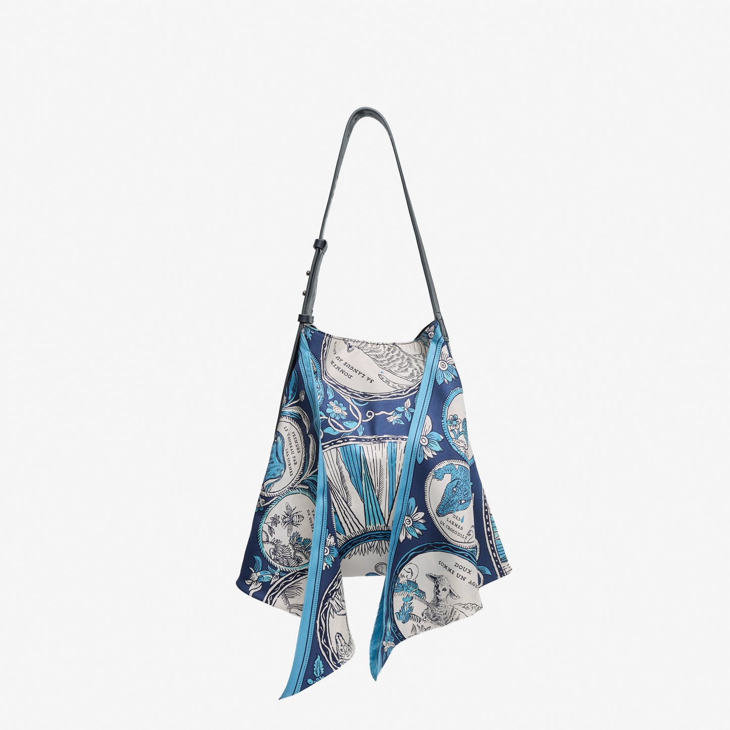 Borsa Foulard - Chance Inoui - Blu Scuro