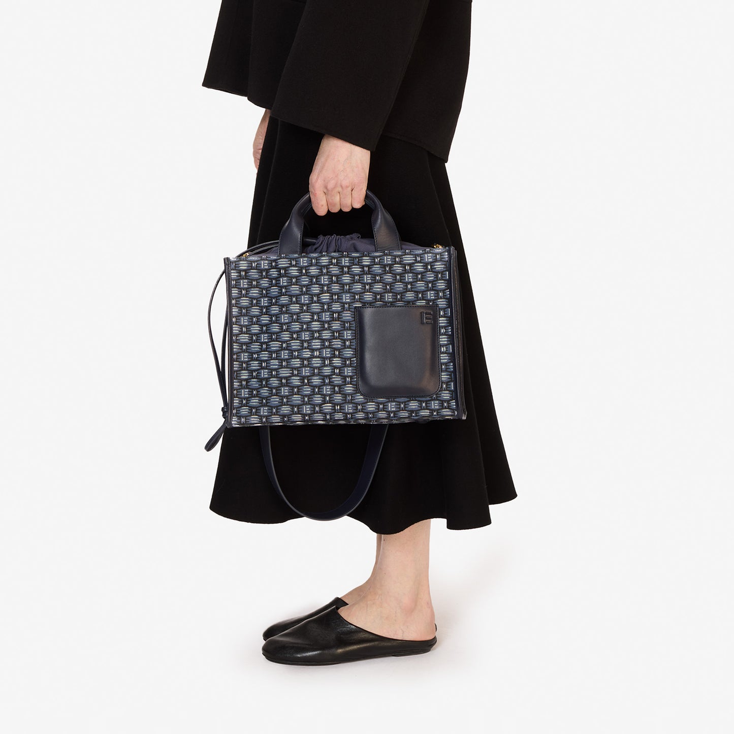 Borsa Nomade - Cannage - Nero