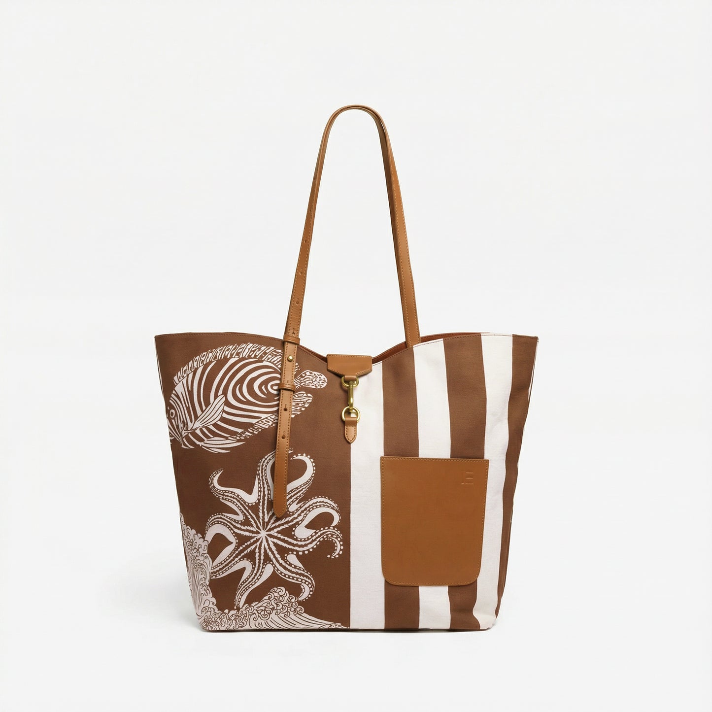 Borsa Soft Shopping - Poseidon - Marrone