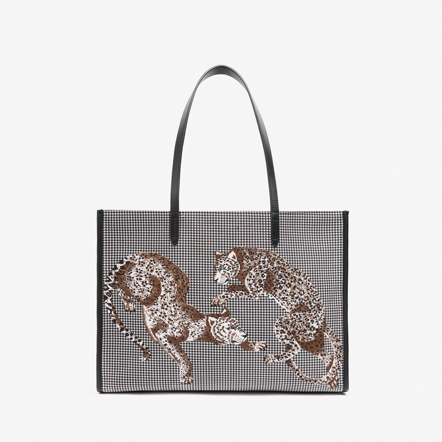 Bolso Shopping - Jorgen Pata de gallo - Negro