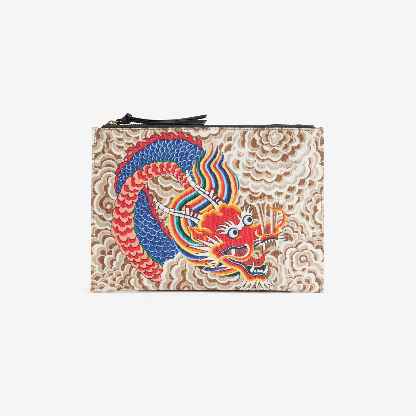 Pouch - Dragon - Grey