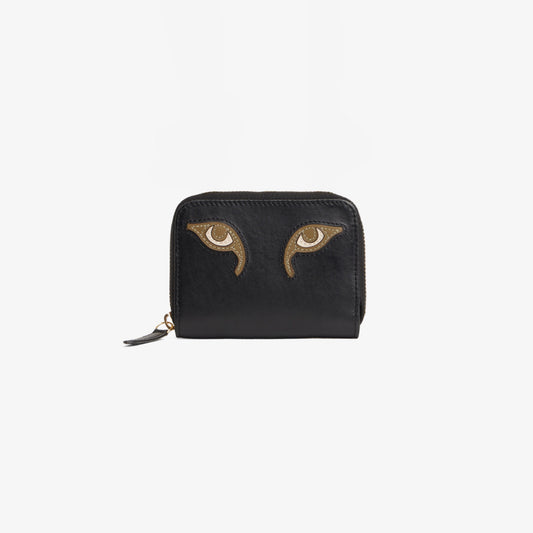 Wallet S - Eyes - Black