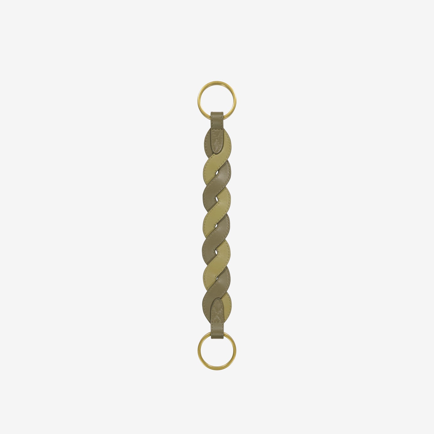 Leather Handle - Braid - Khaki
