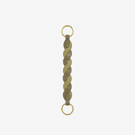 Leather Handle - Braid - Khaki