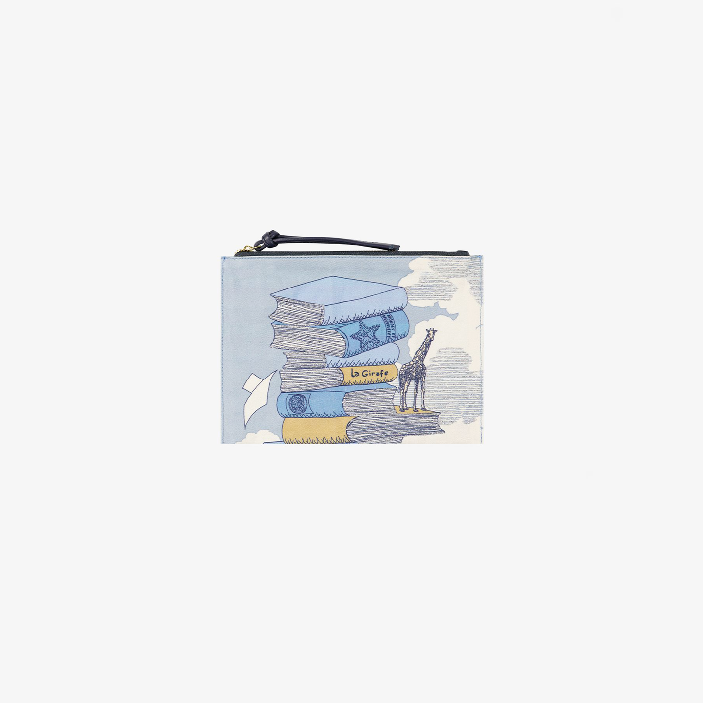 Embroidered Pouch - Editions - Blue