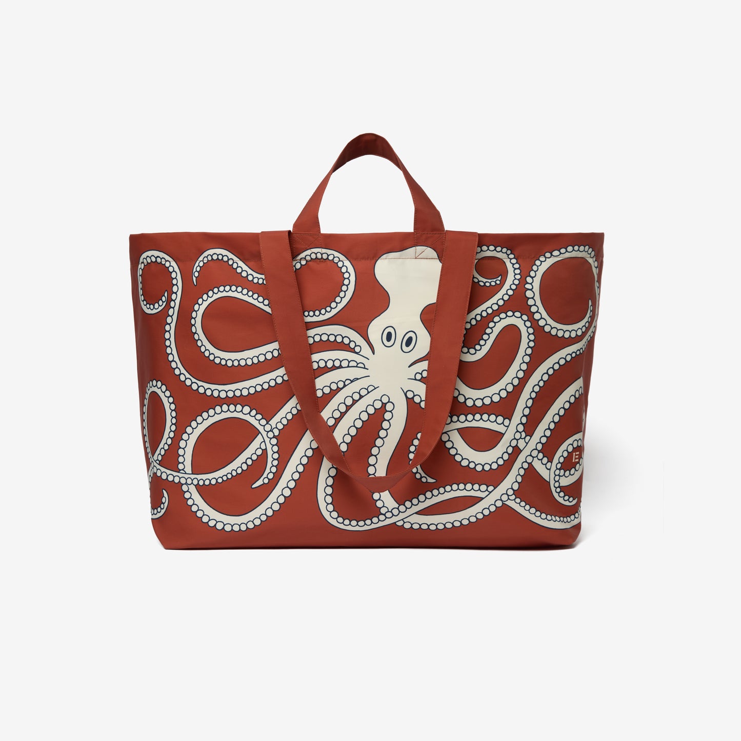 Maxi Shopper Bag - Octopus - Orange