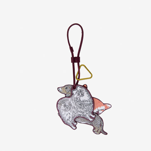 Keychain - Toutou - Burgundy