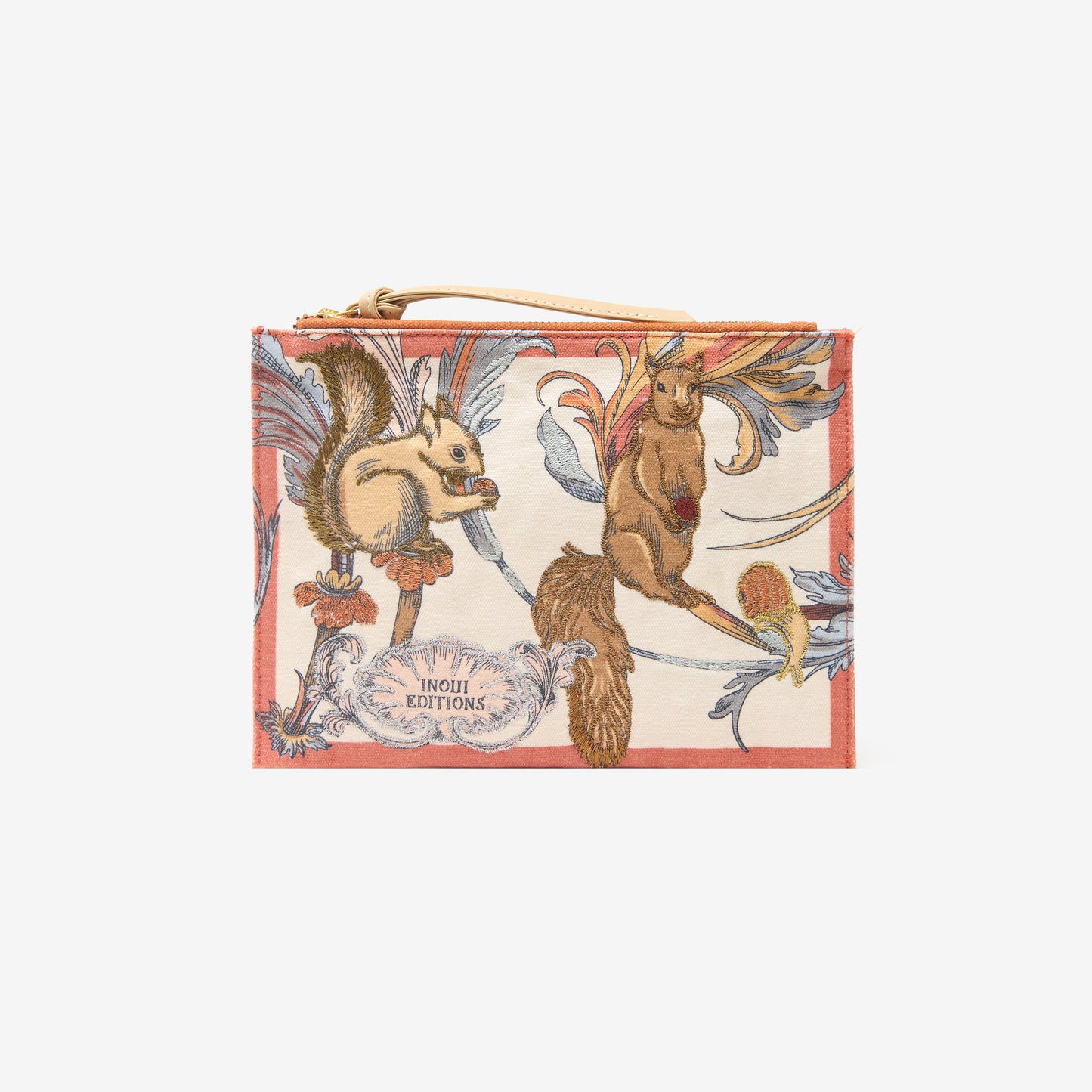 Astuccio ricamato - Rococo - Arancione