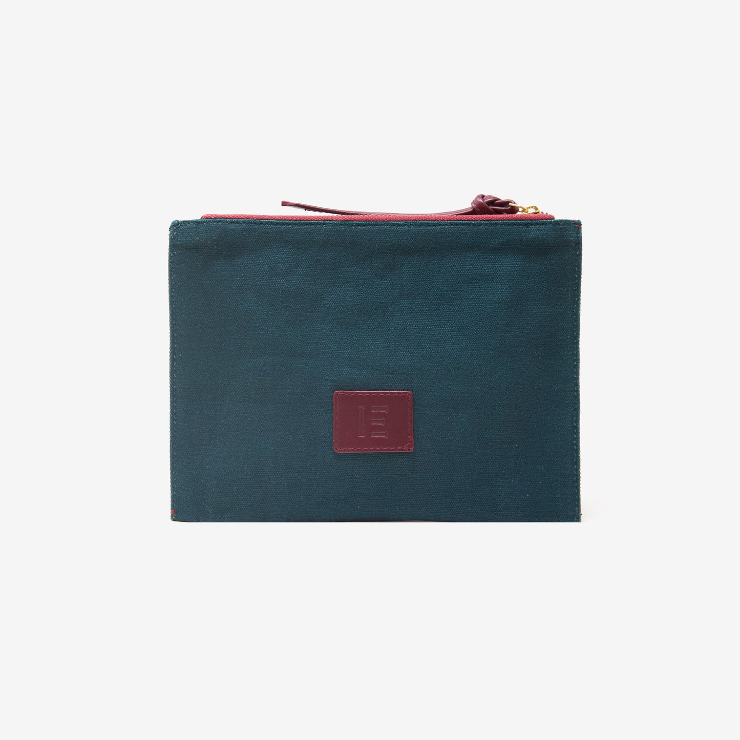 Embroidered Pouch - Toutou - Emerald