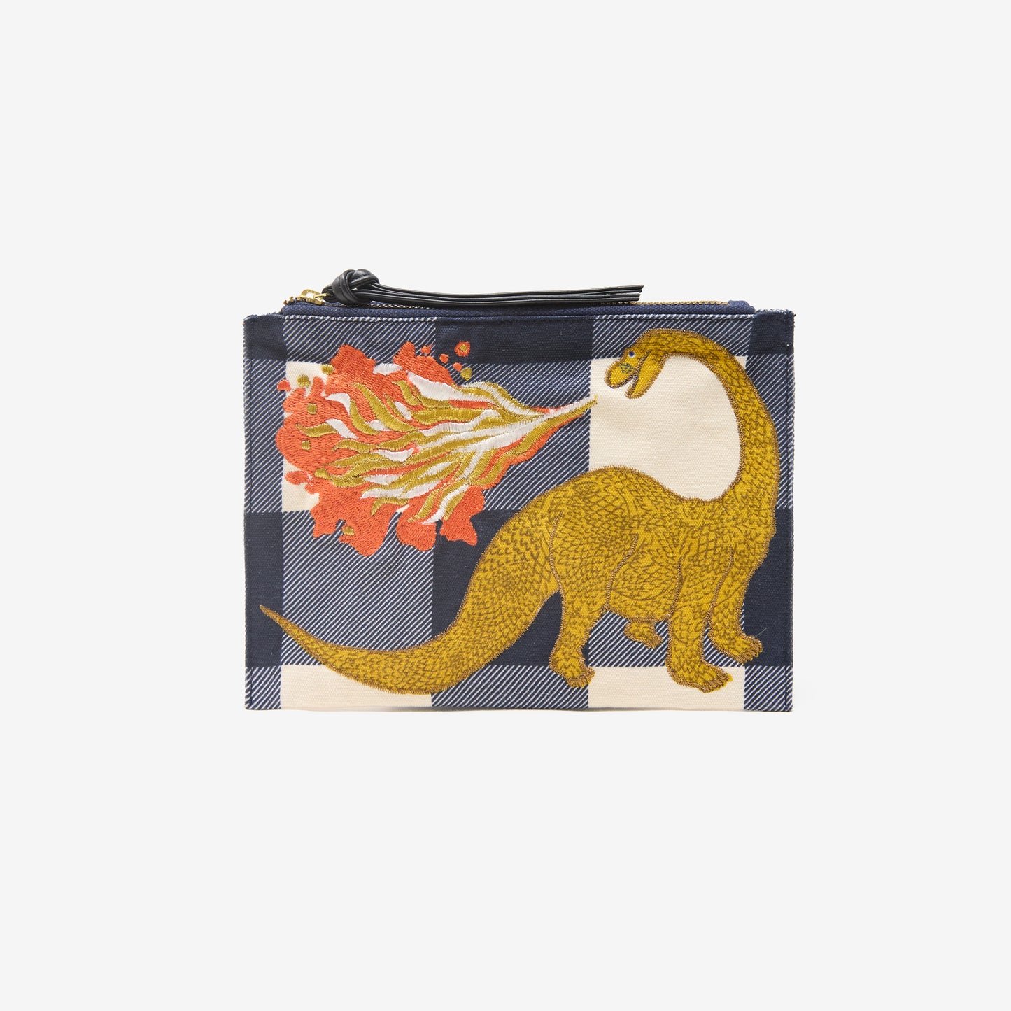 Embroidered Pouch - Vegas - Yellow