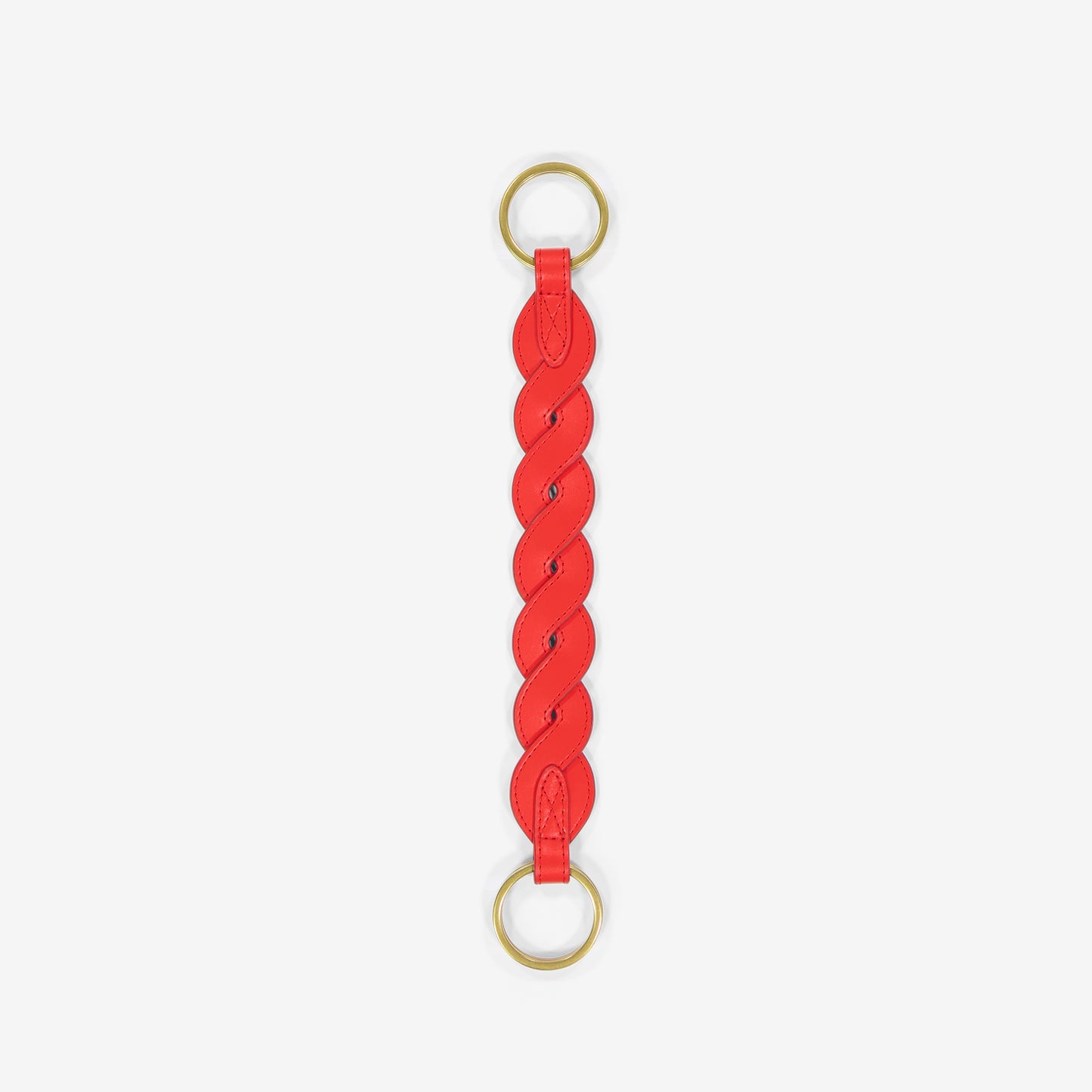 Manico di Pelle - Braid - Rosso