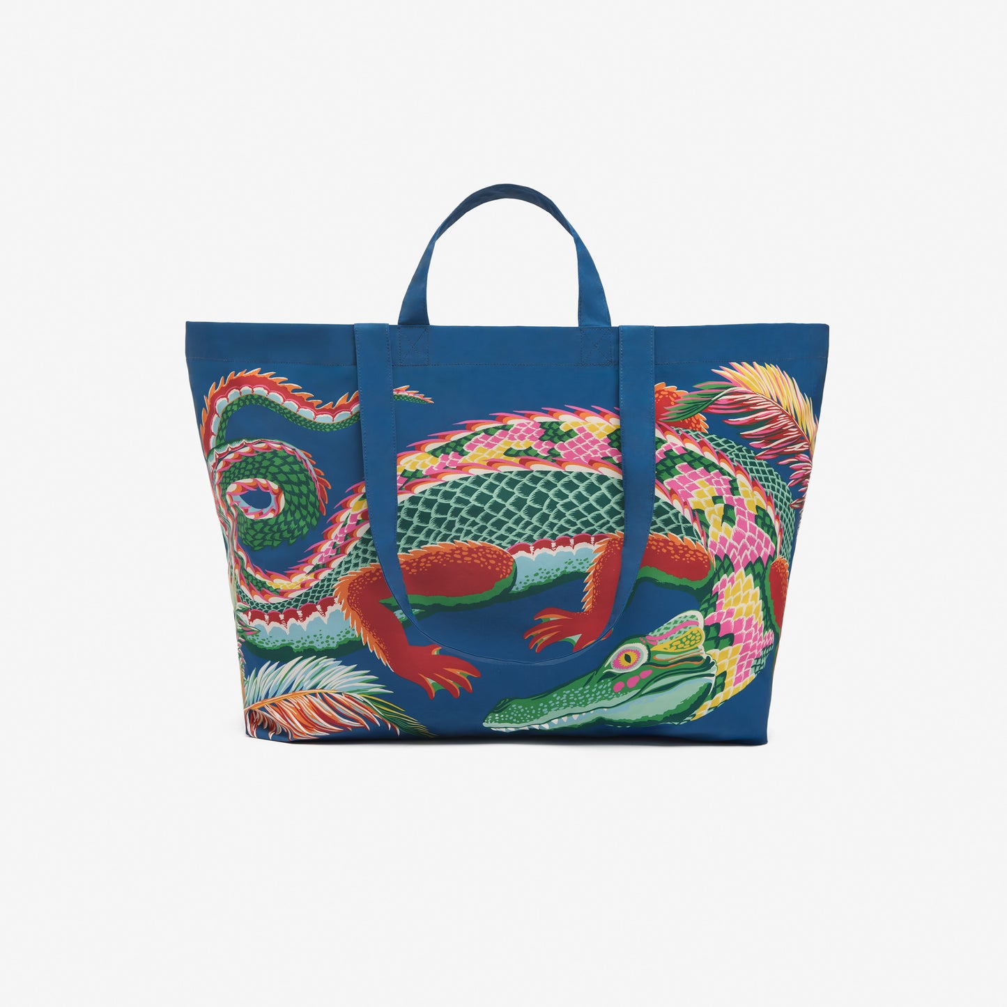Borsa Maxi Shopper - Croco - Multicolore