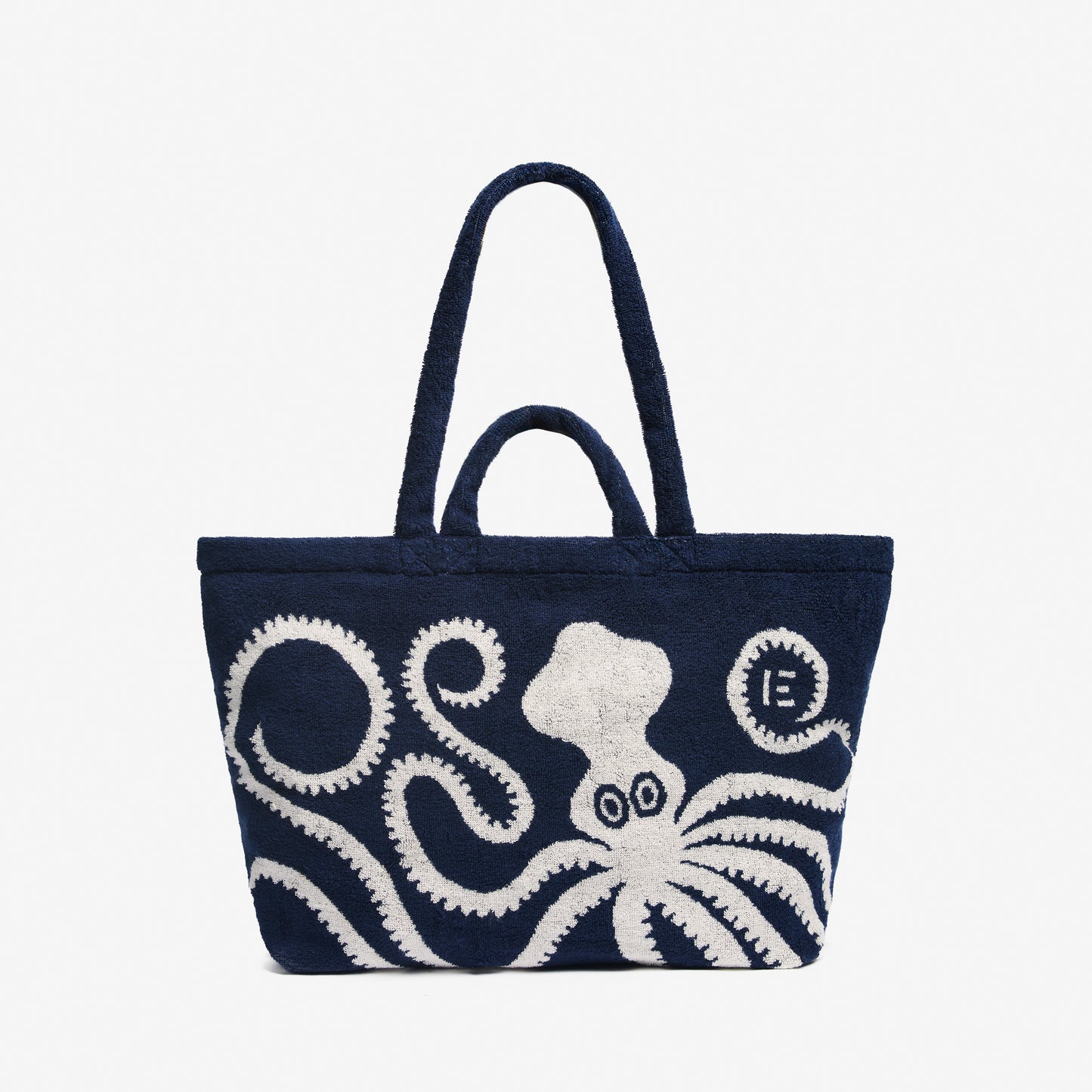 Terry Maxi Shopper Bag - Octopus - Navy