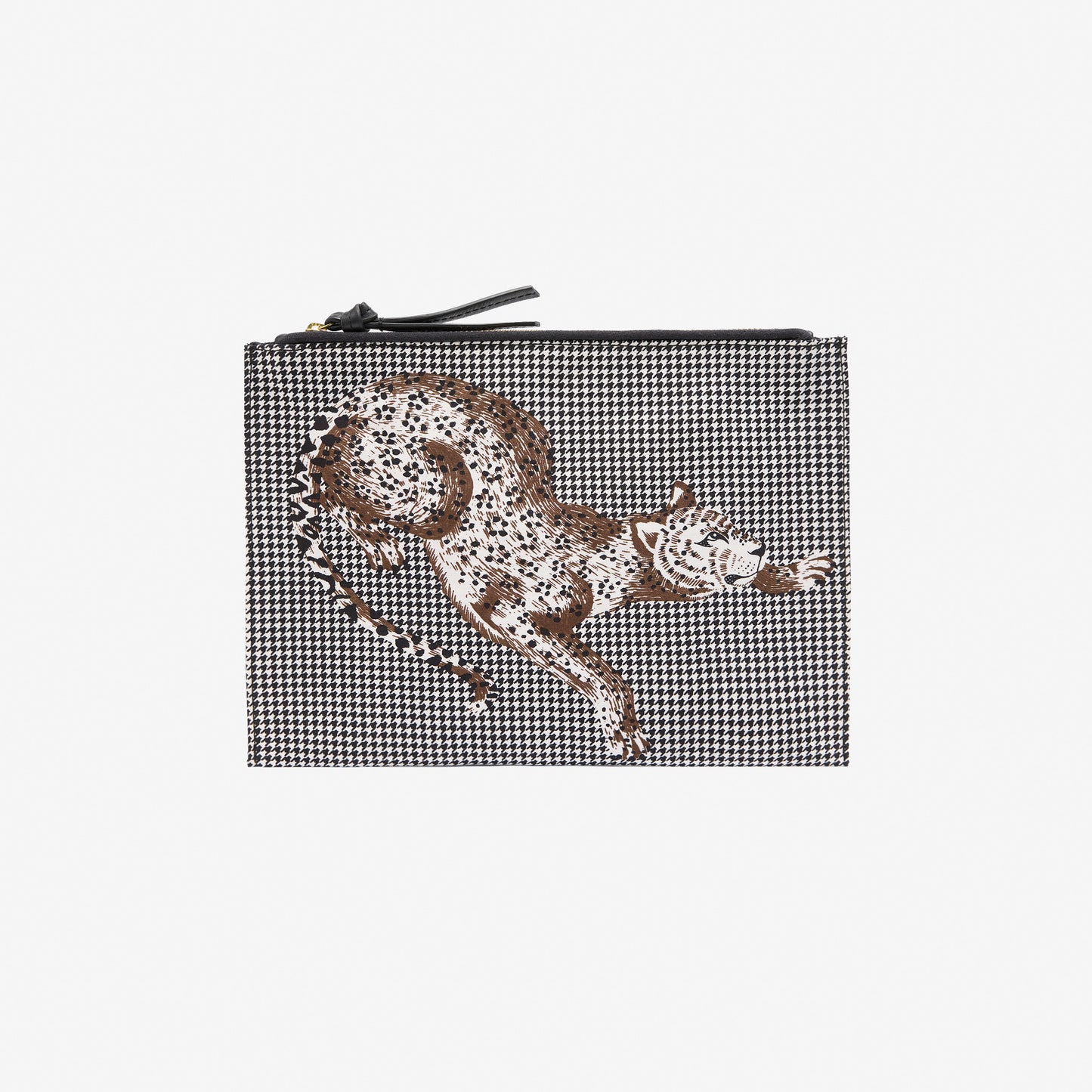 Pouch - Jorgen Houndstooth - Black