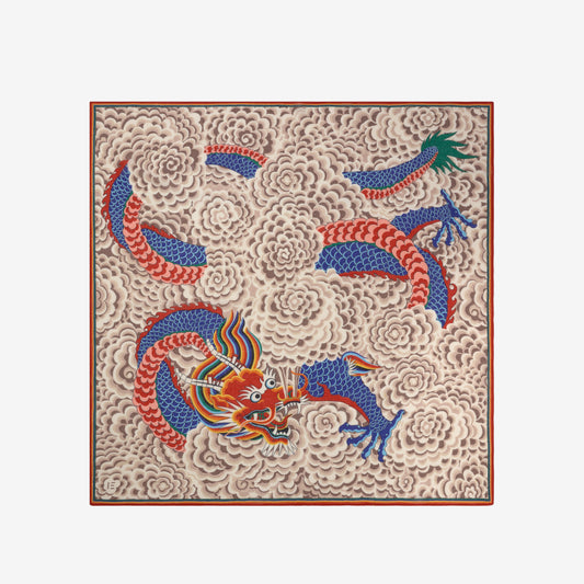 Pañuelo 130 - Dragon - Gris