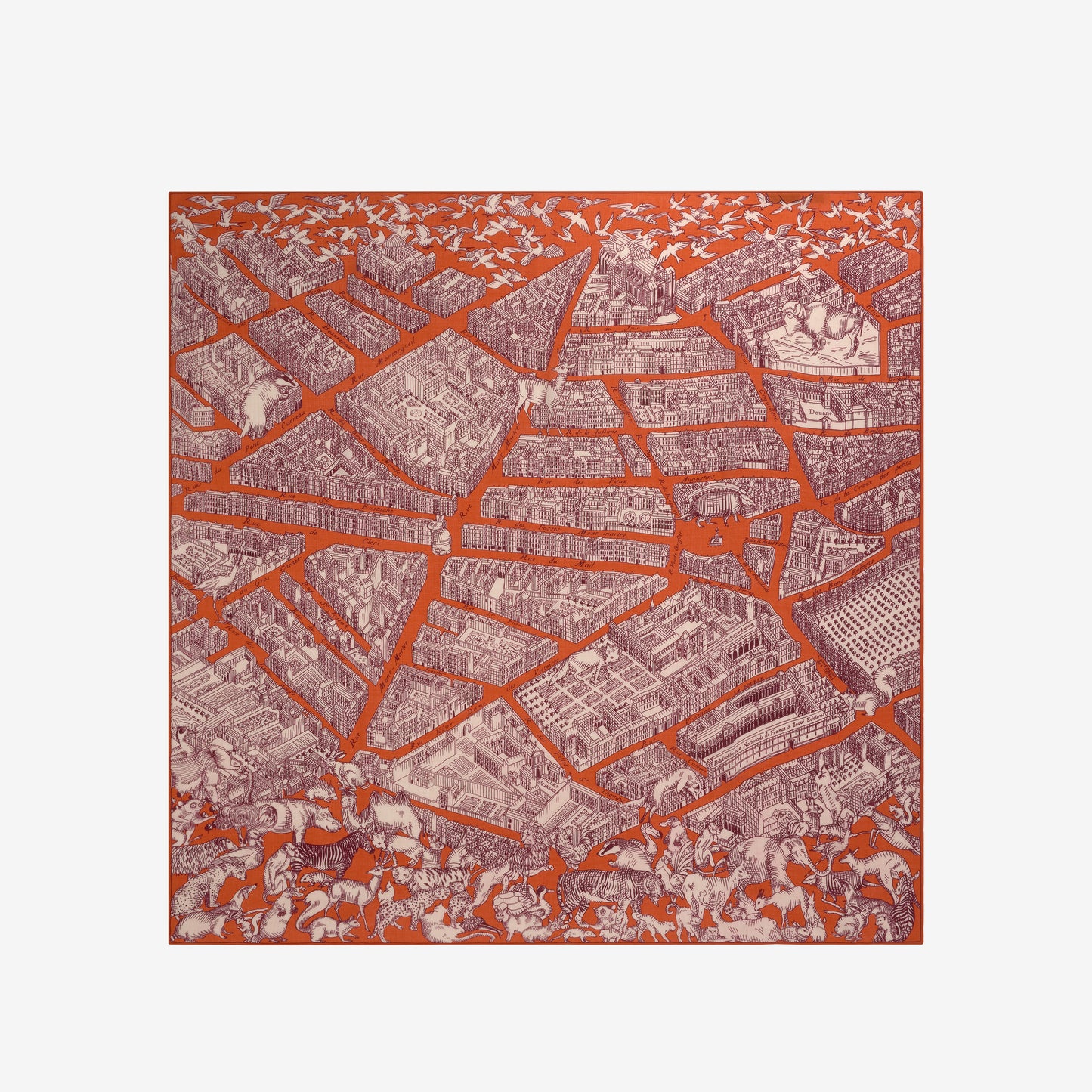 Pañuelo 130 - Turgot - Naranja