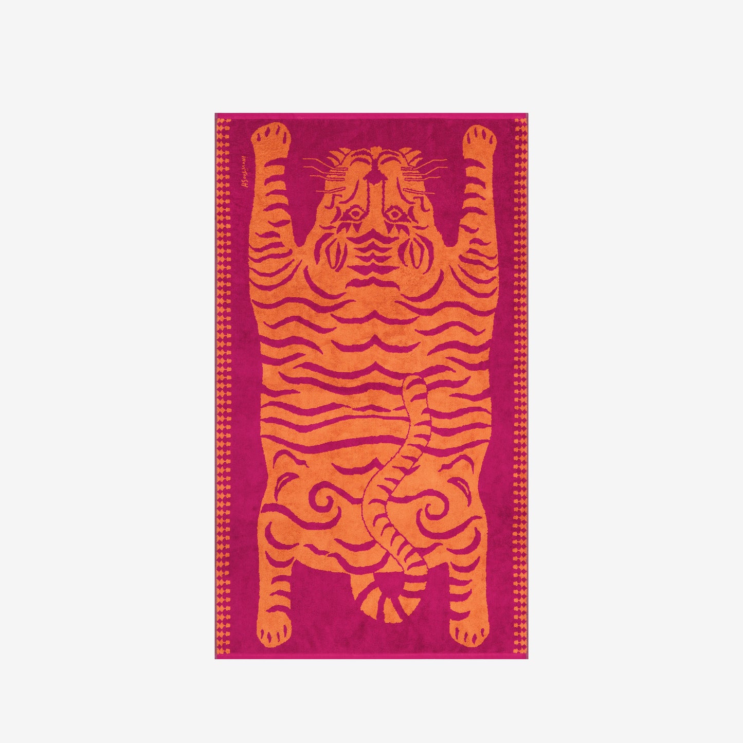 Strandtuch - Todd - Fuchsia