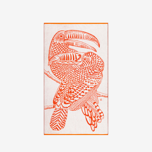 Telo mare - Toucan - Arancione