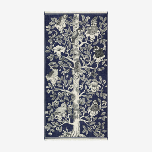 Scarf 100 - Archimede - Navy