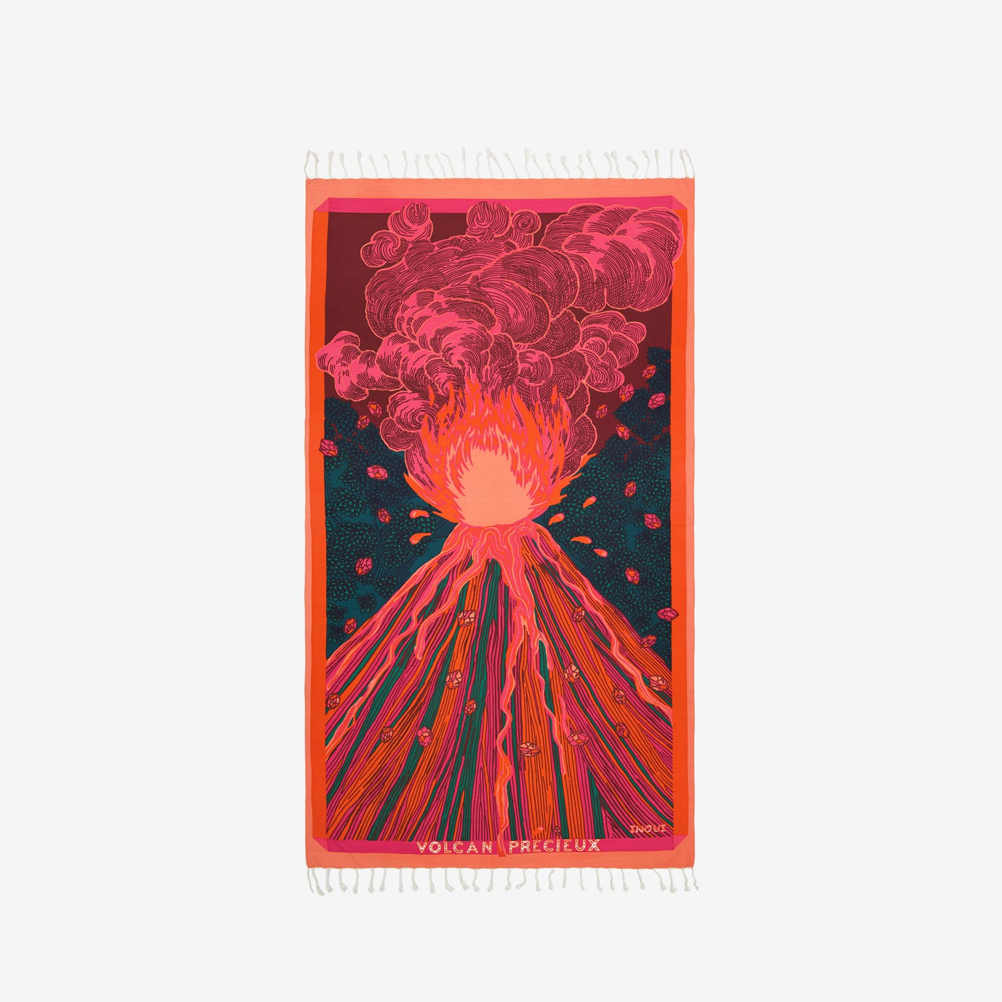 Fouta Handtuch 100 - Stromboli - Rosa