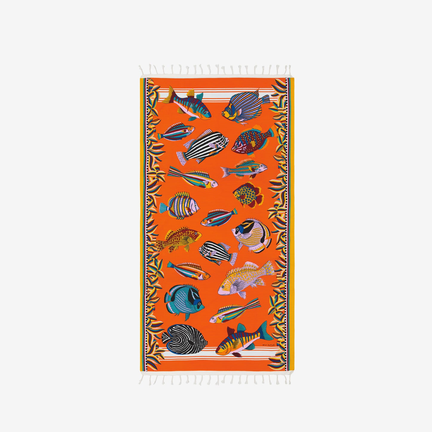 Fouta Handtuch 100 - Tuba - Orange