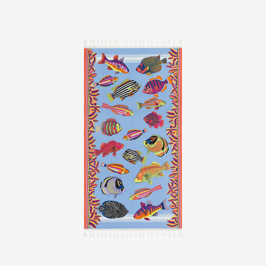 Fouta Towel 100 - Tuba - Light Blue