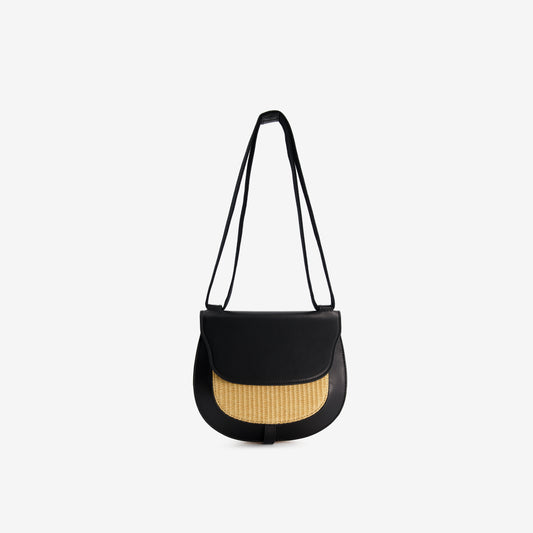 Large Besace Bag - Moisson - Black